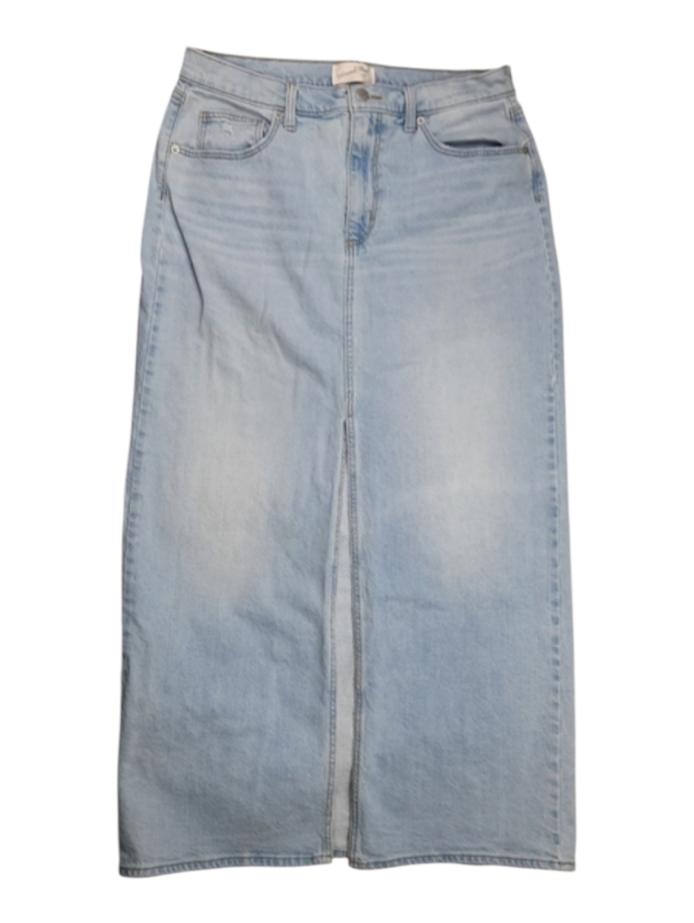 Universal Thread Light Blue Denim Maxi Jean Skirt SZ 12